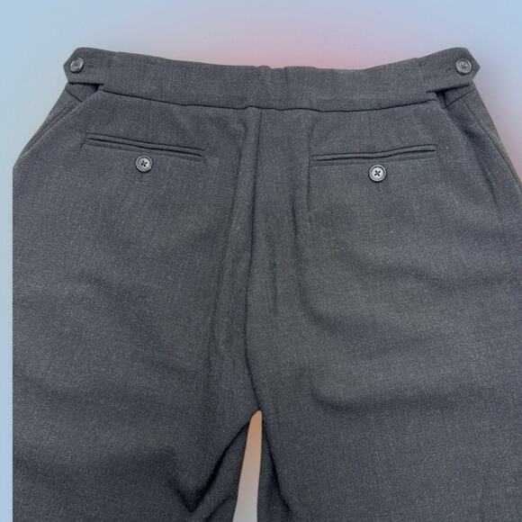 LANDS END Women’s 2P Gray Bootleg Dress Pant - Picture 3 of 4